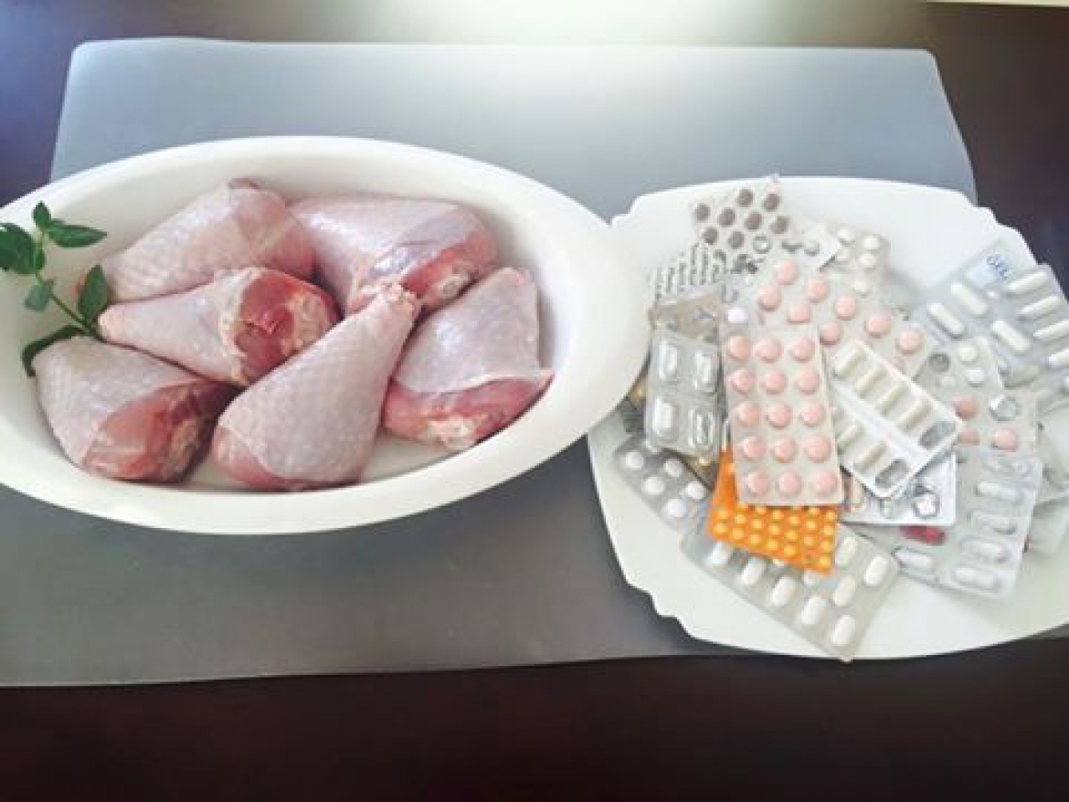 Antybiotyki, leki hormonalne, uspokajające i inne leki weterynaryjne w żywności